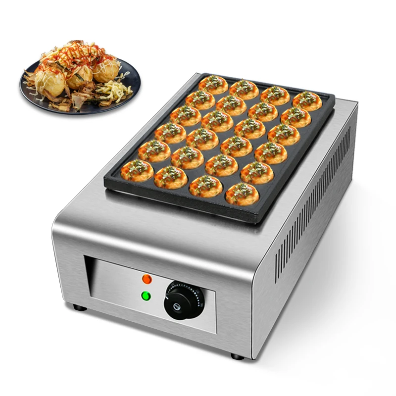 Takoyaki Grill Plate - Commerciële grote elektrische takoyaki-balgrillmachine met 3