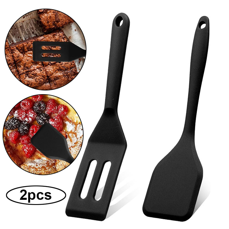 Okonomiyaki Spatula - 2 Stuks Mini Siliconen Brownie Serveerspatel