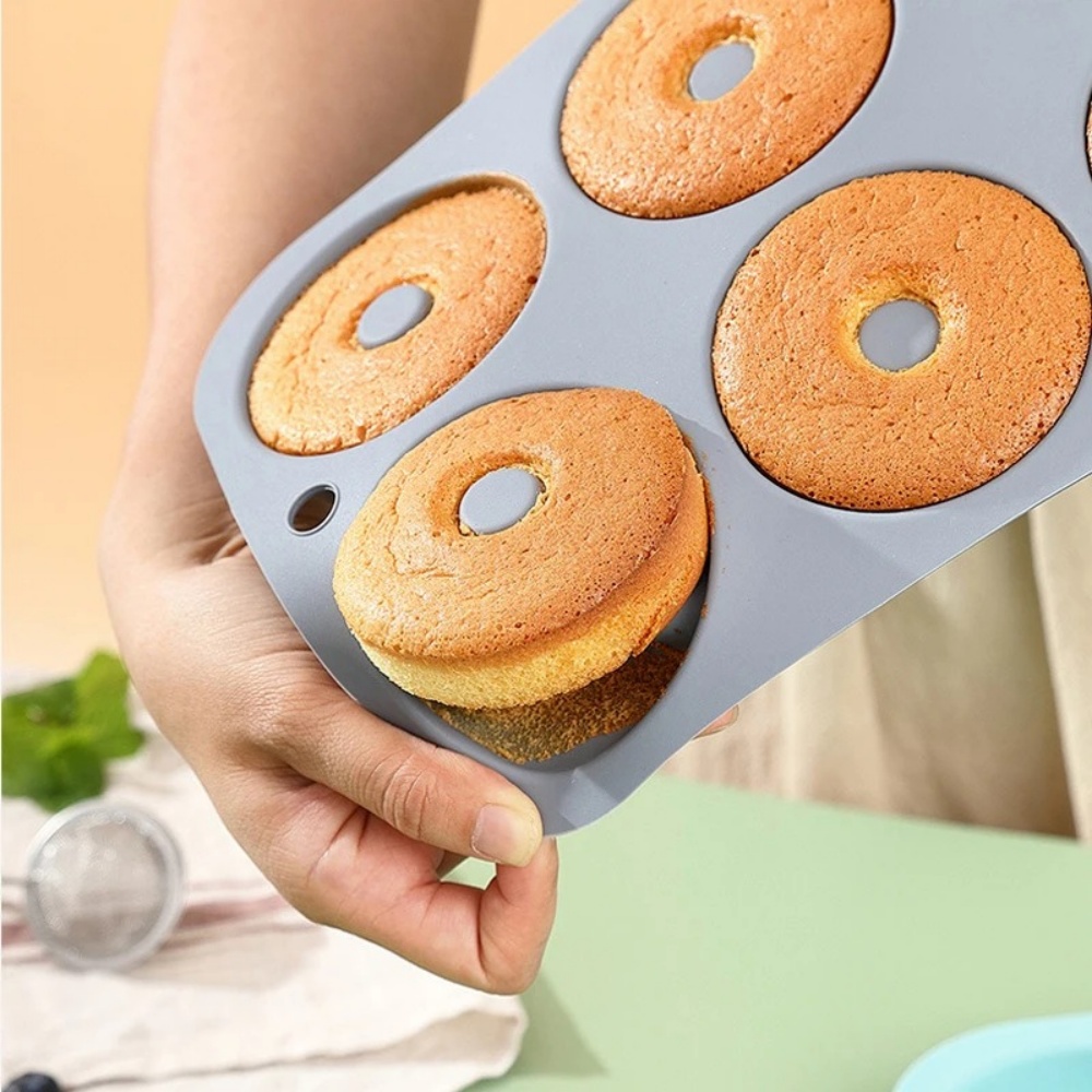 6 Gaten Bakvorm Food Grade Sil - Donut Mold Silicone recensie en prijs
