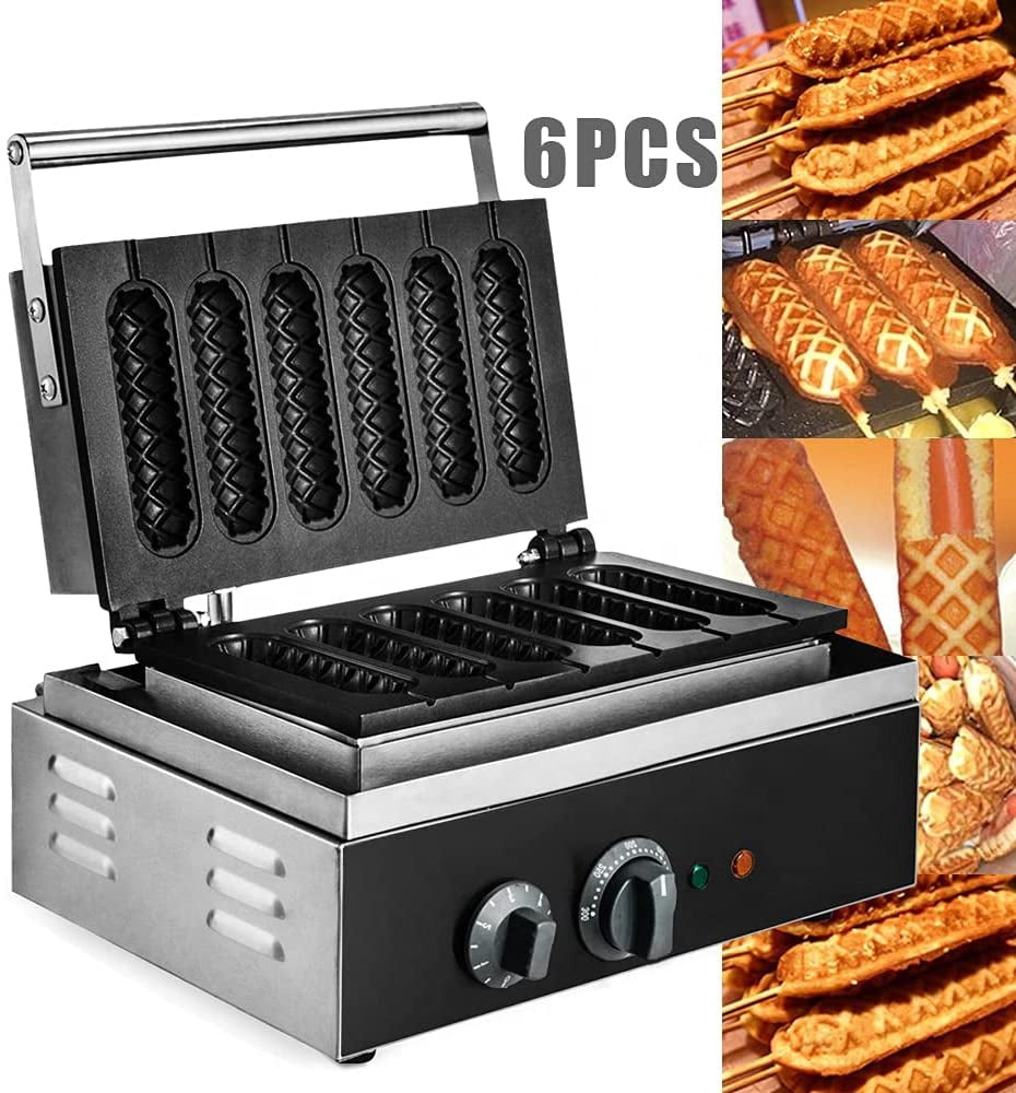 Commerciële Maïs Hotdog Wafels - Corn Dog Stick recensie en prijs