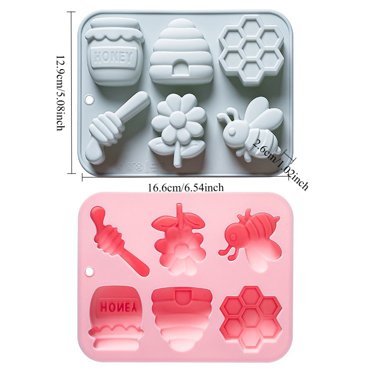 6-gaats Bee Thema Siliconen Ma - Bunny Cake Mold recensie en prijs