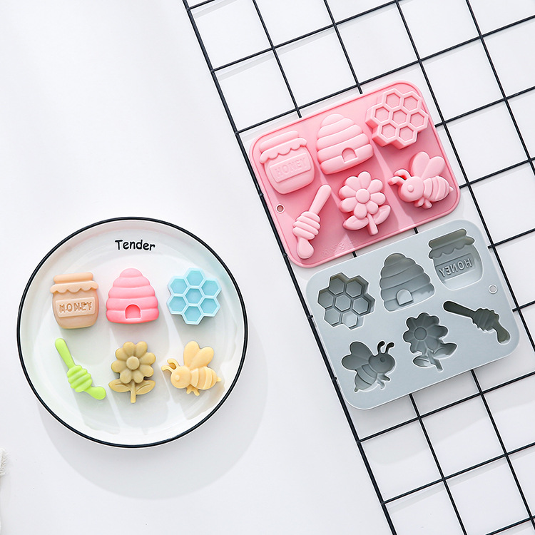 6-gaats Bee Thema Siliconen Ma - Bunny Cake Mold recensie en prijs