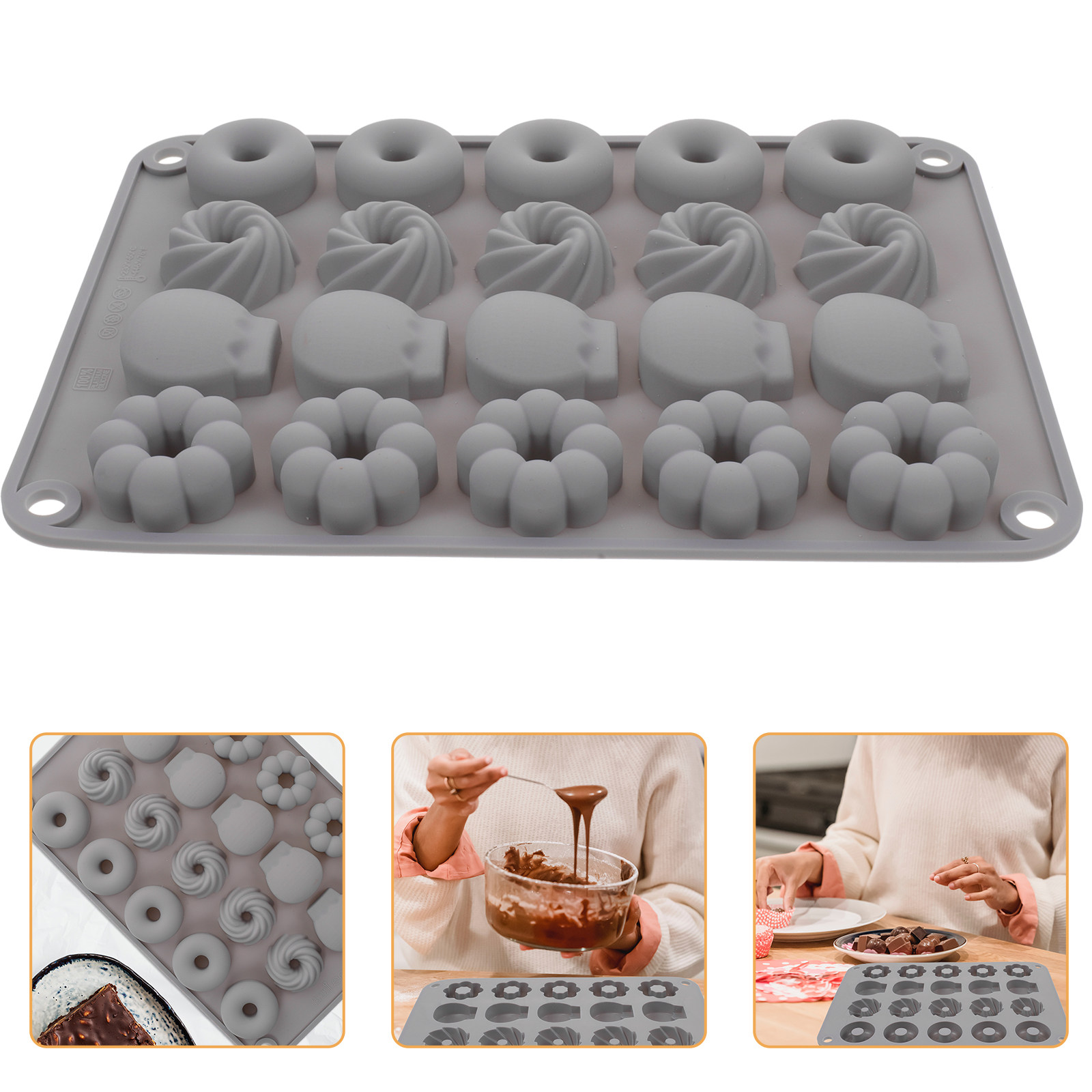 Mini Donut Siliconen Vorm Hitt - Donut Mold Silicone recensie en prijs
